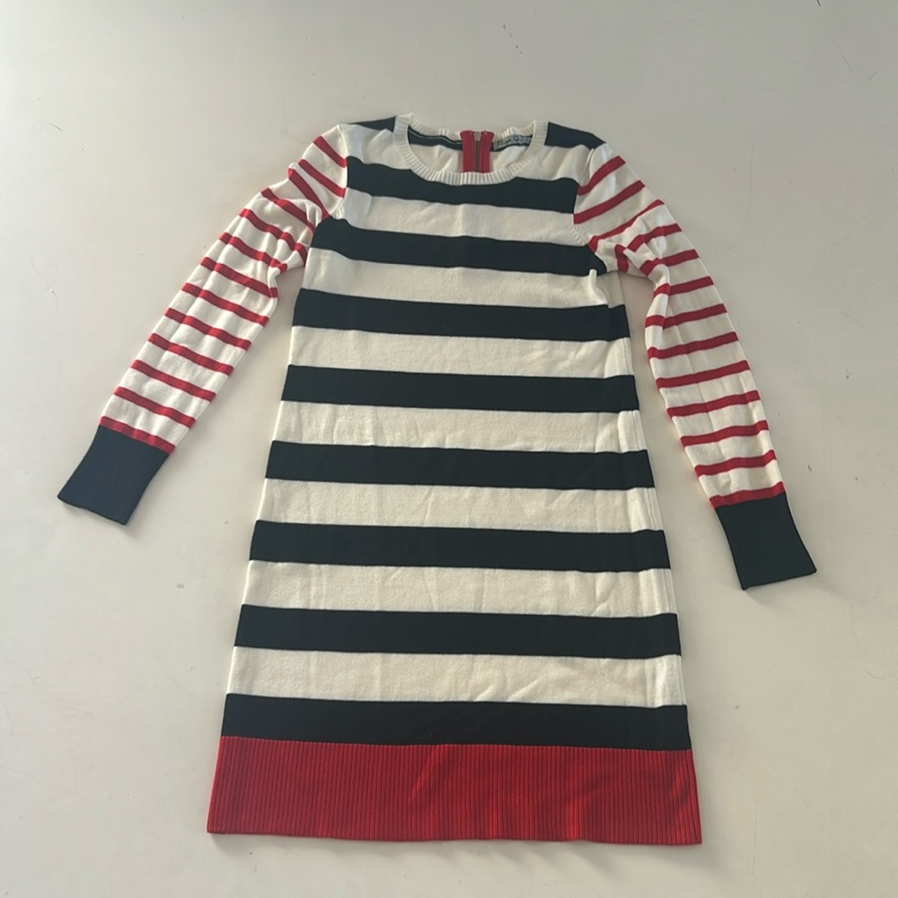 Eliza J striped nautical dress sz small